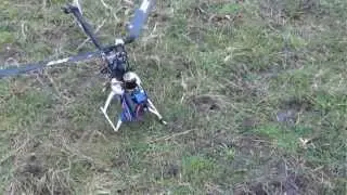 Blade 450X 2 Crashs in 3 Minuten mit Looping Bohrer