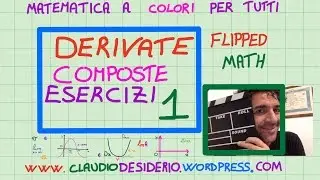 derivate:  esercizi sulle derivate di funzioni composte 1