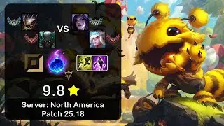 Kog'Maw APC + Pyke vs Kai'Sa + Janna - NA Challenger - Patch 25.18