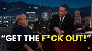 Danny DeVito Kicked Off Jimmy Kimmel's Show After Fiery Confrontation