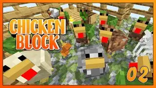 Mobs, Crops, and More Chickens!! | Chicken Block Ep02