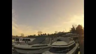 Sunrise at Georgetown Yacht Basin - Jan 2013, 12fps