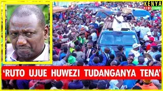 Gachagua speech after Crowd Blocked him at Muranga - Listen what he told Ruto