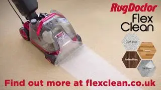 НОВИНКА! Rug Doctor FlexClean &mdash; универсальное средство для чистки полов разных поверхностей
