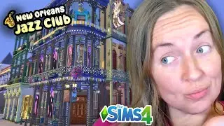 Turning the Blue Velvet into a New Orleans Inspired Moody Jazz Club in The Sims 4 (No CC)