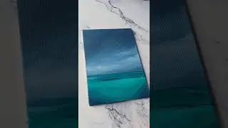 Night sky underwater painting idea / easy acrylic painting for beginners 🌊