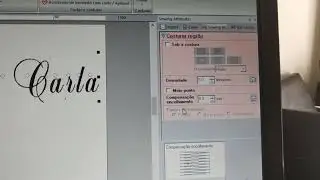 Como engrossar as letras no PE DESIGN 10