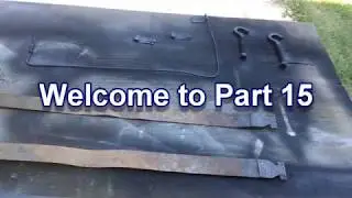 1966 Ford Thunderbird repair and refurbishment (Part 15). Gas tank installation.