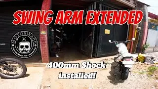 My CR152 Just Got LONGER! Swing Arm Extension at MotoSwabe! (Part 1)