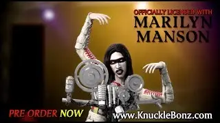 Marilyn Manson Rock Iconz Statue - Knucklebonz.com