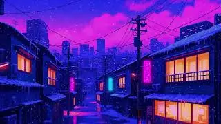 90s Lofi Hip Hop 🌆 Rainy Japanese City Nostalgia