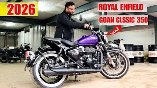 New Royal Enfield Goan Classic 350 Review 2026 Model |Exhaust Note |