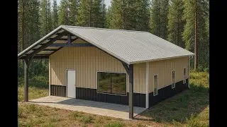 Explore the Ultimate 30x39 Gable Roof Cabin Kit [With Loft & Porch]