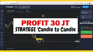 Trading Stockity Binary Options Profit 30 jt - Strategi 'Candle to Candle'