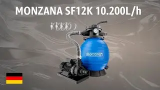 Sandfilteranlage MONZANA SF12K 10.200L/h | TEST | Deutsch
