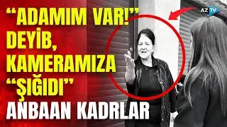 ANBAAN KADRLAR – AzTV-nin çəkilişi zamanı naməlum qadın kameramıza HÜCUM ÇƏKDİ