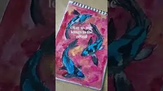 The Upside Down in a Painting☠️❤️&zwj;🔥 *I'm shook* ☄️- I painted using an inverted/negative filter