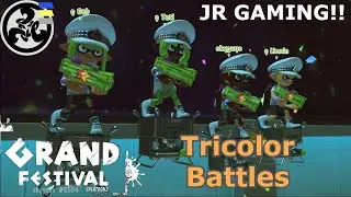 Splatoon 3 Grand Fest Tricolor Turf War Battles (+ a 100x match at the start of this video)