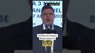 Turkish Metal Workers' Union President Uysal Altundağ to MESS: We are not working overtime!