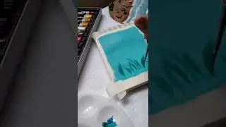 Easy lavender painting🎨#trendingshorts #acrylicpainting #painting 🎨 #love #btsahorts # #art