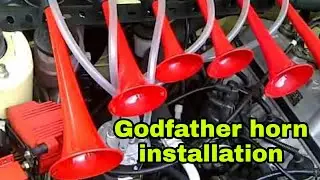 stebel 6 pipe horn installation swift type 2 godfather horn Babs monster truck horn #babs #baby