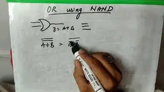 как реализовать логический элемент ИЛИ с использованием вентиля NAND