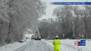 Power outages remain after winter storm