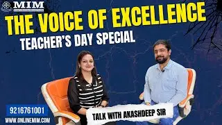 Voice of Excellence 🎙 | Akashdeep Sir | Teacher&rsquo;s Day Special