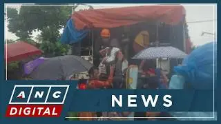 Authorities conduct preemptive evacuation in flood-prone, landslide-prone areas along 'Basyang' path