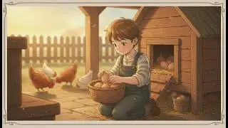 A Cozy Summer Day with Grandparents on the Farm 🌾 | Harvest, Rain & Warm Hearth | Ghibli ASMR