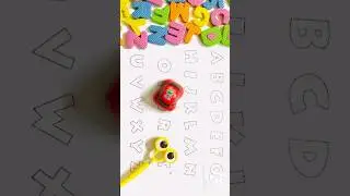 Learn with fun🔴🟡🟢Alphabets,#alphabet #colour #kidsvideo #learnshapes #learning #shorts #viral