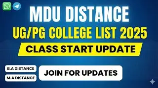 Mdu Distance UG/PG College List  | Classes Start Update | Group Books, Assignments #mdu #mdudistance