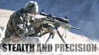 Stealth and Precision: U.S. Marines Demonstrate Expertise with M110 and M40A6 Sniper Rifle