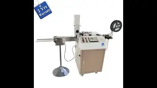 UGS2080 High speed ultrasonic garment polyester satin label cutter with belt conveyor