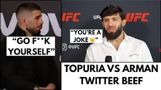 Topuria Vs Tsarukyan HEATED Beef!