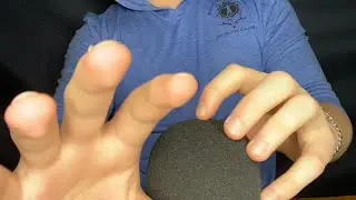 ASMR | Close Up Hand Sounds and Mic Scratching (NO TALKING)