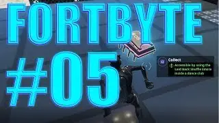 Fortnite Fortbyte 5 Location Accessible by using the Laid Back Shuffle emote inside a Dance Club