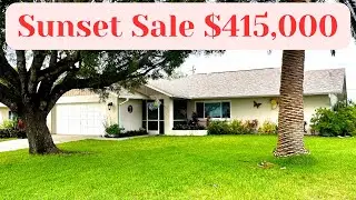 3 Bedroom 2 Bath Home with Saltwater Pool, Large Fenced in Yard in a Quiet Neighborhood in SWFL