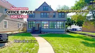 Downtown #ColoradoSprings #officespace first floor for lease, hardwood floors, free parking