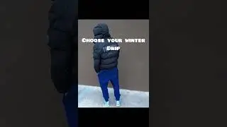 Choose Your Winter Drip💧🥶 #outfit #viral  #shorts