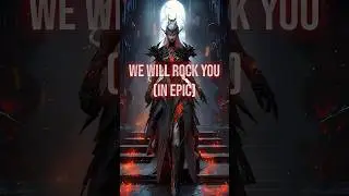 We Will Rock You in EPIC (Queen Cover | Songs in Epic 01) #cover #shorts