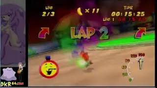 Haunted Woods Car Time Trials fast lap 13:06 [NTSC-J]