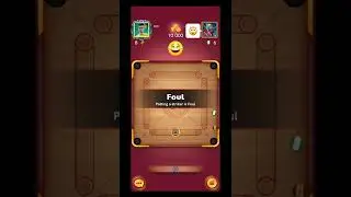 Carrom Pool Foul 🤣 Funny Moment 😂 #carrompool #funnymoments #shorts