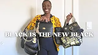You already have THIS Fall 2022 FASHION TREND in your closet || Styling my Black Handbag Collection