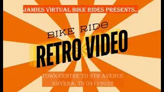 RETRO Virtual Bike Ride Smyrna Town Centre Outdoor Cycling Biking Adventure Tennessee Outdoors