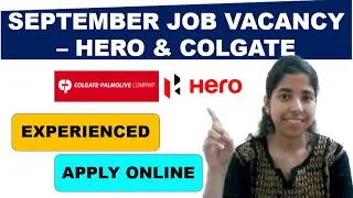 Colgate & Hero job vacancy 2020 | Finance, IT, Research & More | Experienced | Finance Jobs 2020