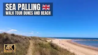 ASMR Summer Walk Tour 🚶‍♀️ at Sea Palling Dunes & Beach 🌞 UK Coastal Vibes 🌊🌾