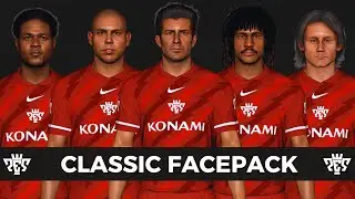 PES 2017 I New Facespack For Classic Players V1 I Compatible With All Patches