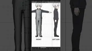 Stop over-modelling your character mesh. #blender #3dmodeling #blendertips #blendertimelapse