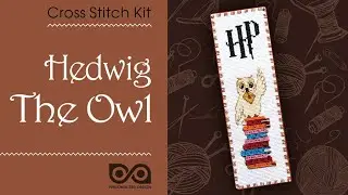 #Hedwig The Owl Embroidery Bookmark Kit Counted X-Stitch Pattern #harrypotter #bookmark #embroidery